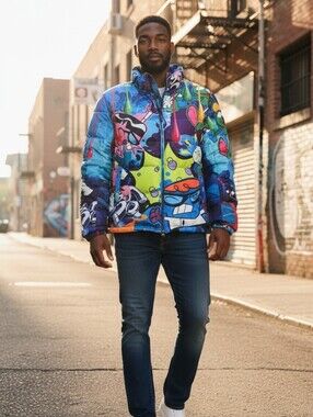 Dexter's Laboratory X de-Kryptic Large Print Puffer